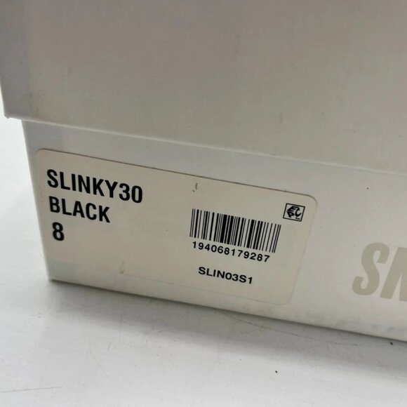 Steve Madden Slinky 30 Platform Wedge Slip On Sandal Black US Size 8 Brand New - Picture 6 of 6